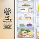 IFB Smart Choice 331L, 3 Star, Tru Convertible 12-in-1, Advanced Inverter Compressor, Frost Free Double Door Refrigerator, WiFi Enabled, 4-Year Machine Warranty (IFBFF-3833DKSETU, Metal Black) - Image 8