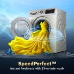 Bosch 10 kg 5 Star Front Load Fully-Automatic Washing Machine, Iron Steam Assist, AI ActiveWater Plus, Pretreatment, Anti Stain, In-Built Heater, Allergy Plus, Silver, WGA252ZSIN - Image 5