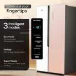 Godrej 600L 3 Star 5 Years Comprehensive Warranty | Smart Convertible Zones | Toughened Glass Door | Frost Free Inverter Refrigerator (2025 Model, RS EONVELVET 600C RIT RS GL, Rose Glass) - Image 4