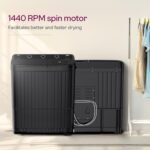 Godrej 7 Kg 5 Star, ⁠Tri- Roto Pulsator Ensure Powerful Scrub and Stain Removal, 1440 RPM Spin Motor, Memory Backup, Semi Automatic Top Load Washing Machine (WSEDGE NEO 70 5.0 PB3 SLGR, Slate Grey) - Image 7