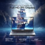 acer Aspire 3 Intel Core i5-1334U Processor Laptop with 35.56 cm (14") FHD LED-Backlit IPS Display (16GB RAM/512GB SSD/WiFi 6/Intel Graphics/Win11Home) A324-51, Backlit Keyboard, Steel Gray, 1.45KG - Image 7