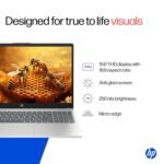 HP 15, AMD Ryzen 3 7320U (8GB LPDDR5, 512GB SSD) FHD, Anti-Glare, Micro-Edge, 15.6''/39.6cm, Win11, M365 Basic(1yr)* Office24, Silver, 1.59kg, fc0500AU, FHD Camera w/Privacy Shutter Laptop - Image 8