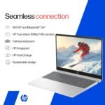 HP 15, AMD Ryzen 3 7320U (8GB LPDDR5, 512GB SSD) FHD, Anti-Glare, Micro-Edge, 15.6''/39.6cm, Win11, M365 Basic(1yr)* Office24, Silver, 1.59kg, fc0500AU, FHD Camera w/Privacy Shutter Laptop - Image 7